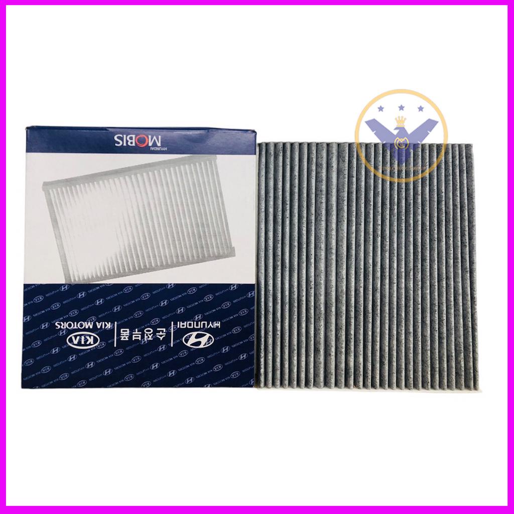Combo 2 Lọc gió điều hòa than cho xe Santafe , Sedona, Cerato 2.0, Optima, Sonata, Carnival, Azera  -mã  97133-2W000