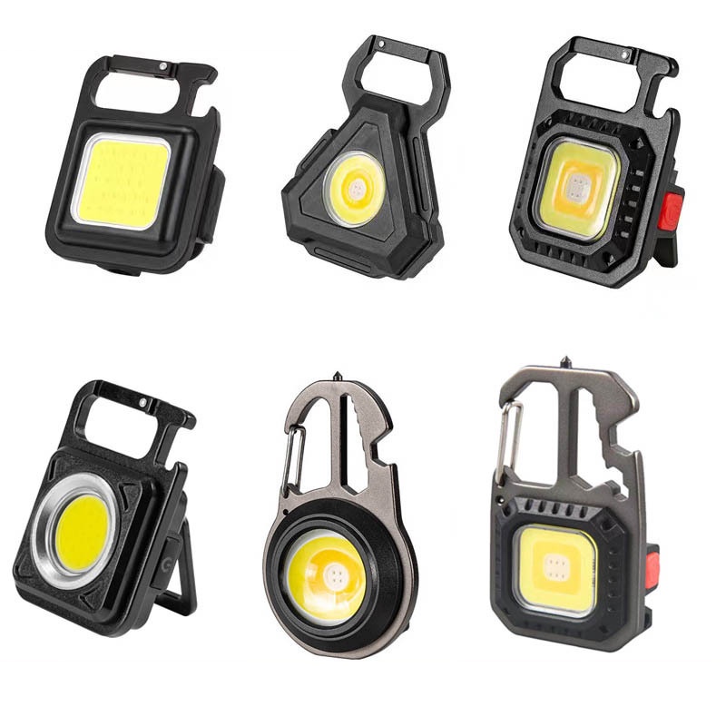 Đèn Pin LED Mini Bỏ Túi Kèm Móc Khóa Sạc USB Tiện Dụng
