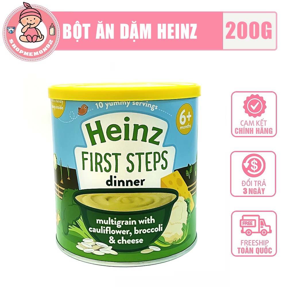 Bột ăn dặm Heinz Anh cho bé từ 6 tháng hộp 200G (Date 2023)