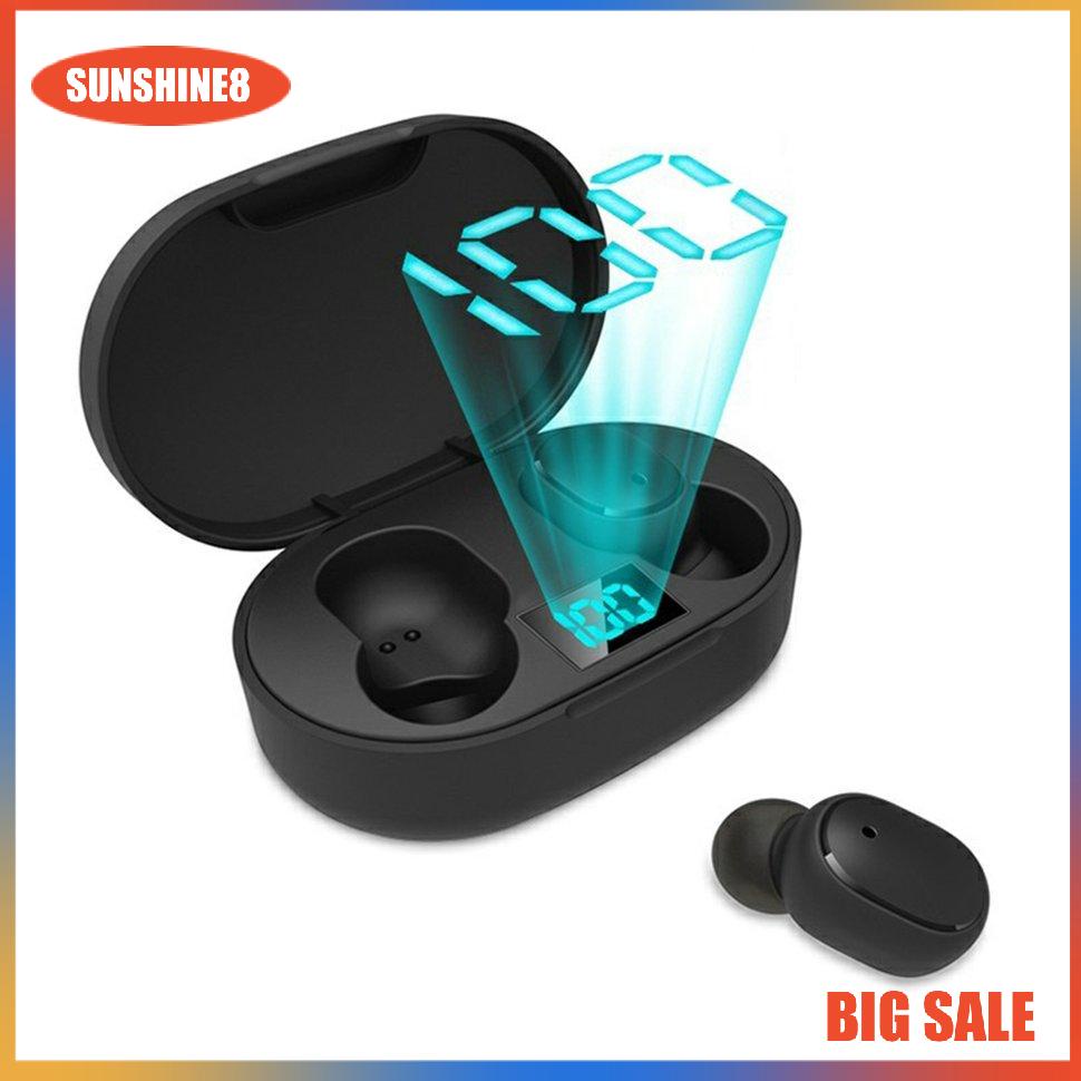 Tai nghe nhét tai không dây 5.0 có đèn LED