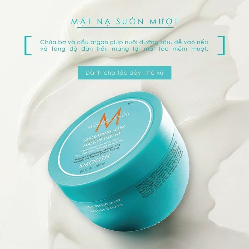 MẶT NẠ SUÔN MƯỢT #MOROCCANOIL #SMOOTHING #MASK 250ML