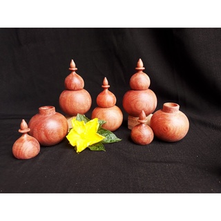 (Giá rẻ nhất shopee) Hồ lô/lọ chum gỗ đựng tăm, đựng gạo muối ban thờ  (Mộc Ánh Dương)