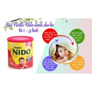 Sữa bột Nestle Nido Kinder 1+ nắp đỏ lon 1.6kg của Mỹ