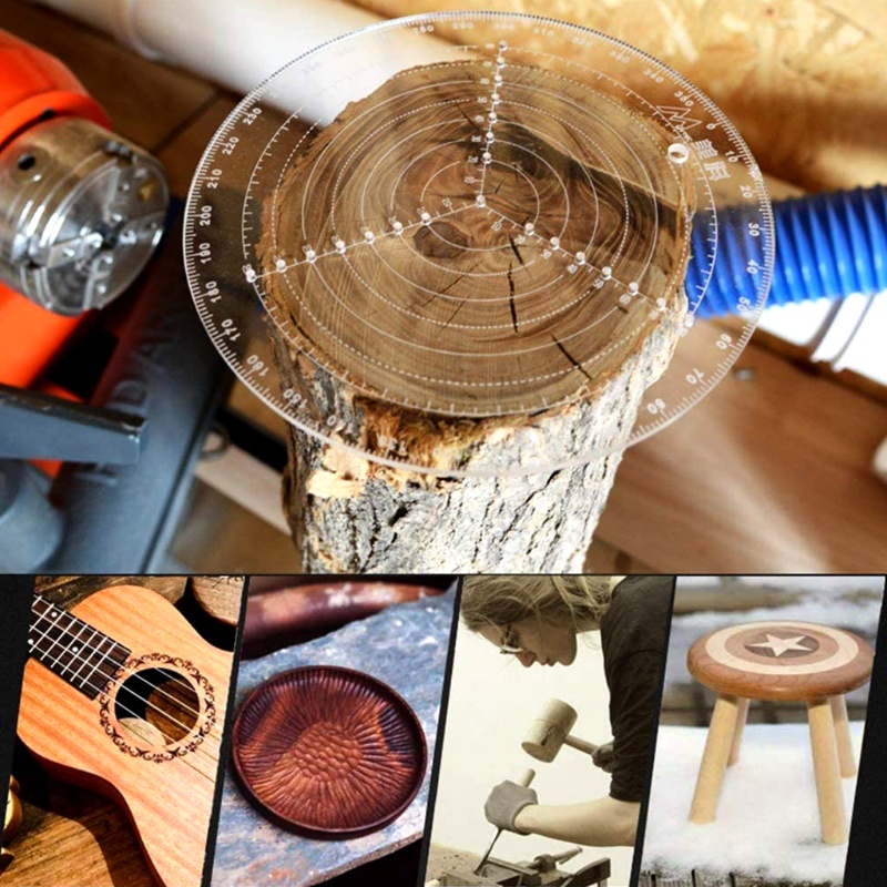 Dụng Cụ Định Vị La Bàn Hình Tròn 200 / 300mm Tiện Dụng Cho Máy Tiện
