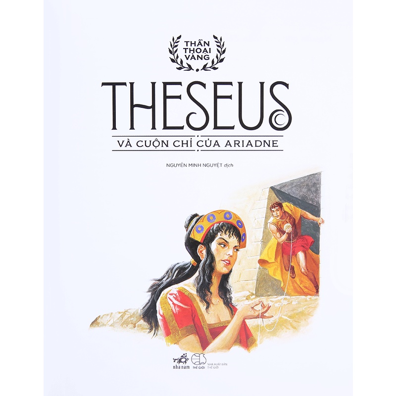 Sách - Bộ Thần Thoại Vàng - Theseus Và Cuộn Chỉ Vàng