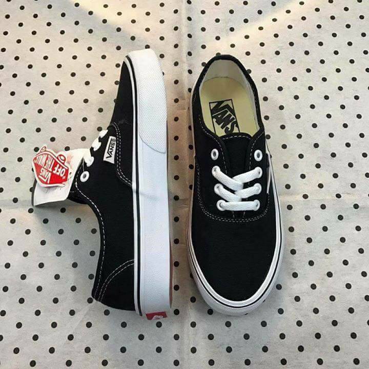[ SALE % ] Giày Vans Classic Đen Trắng Full Tem mac