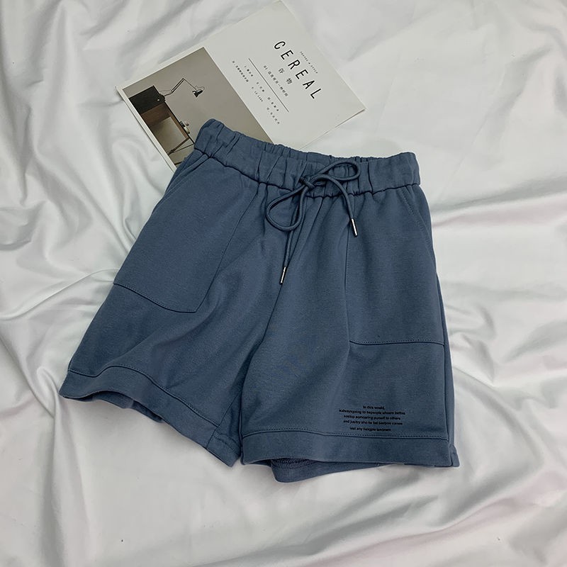 Quần Short Lưng Cao In Chữ Phong Cách Hàn Quốc 2021 Cho Nữ | BigBuy360 - bigbuy360.vn