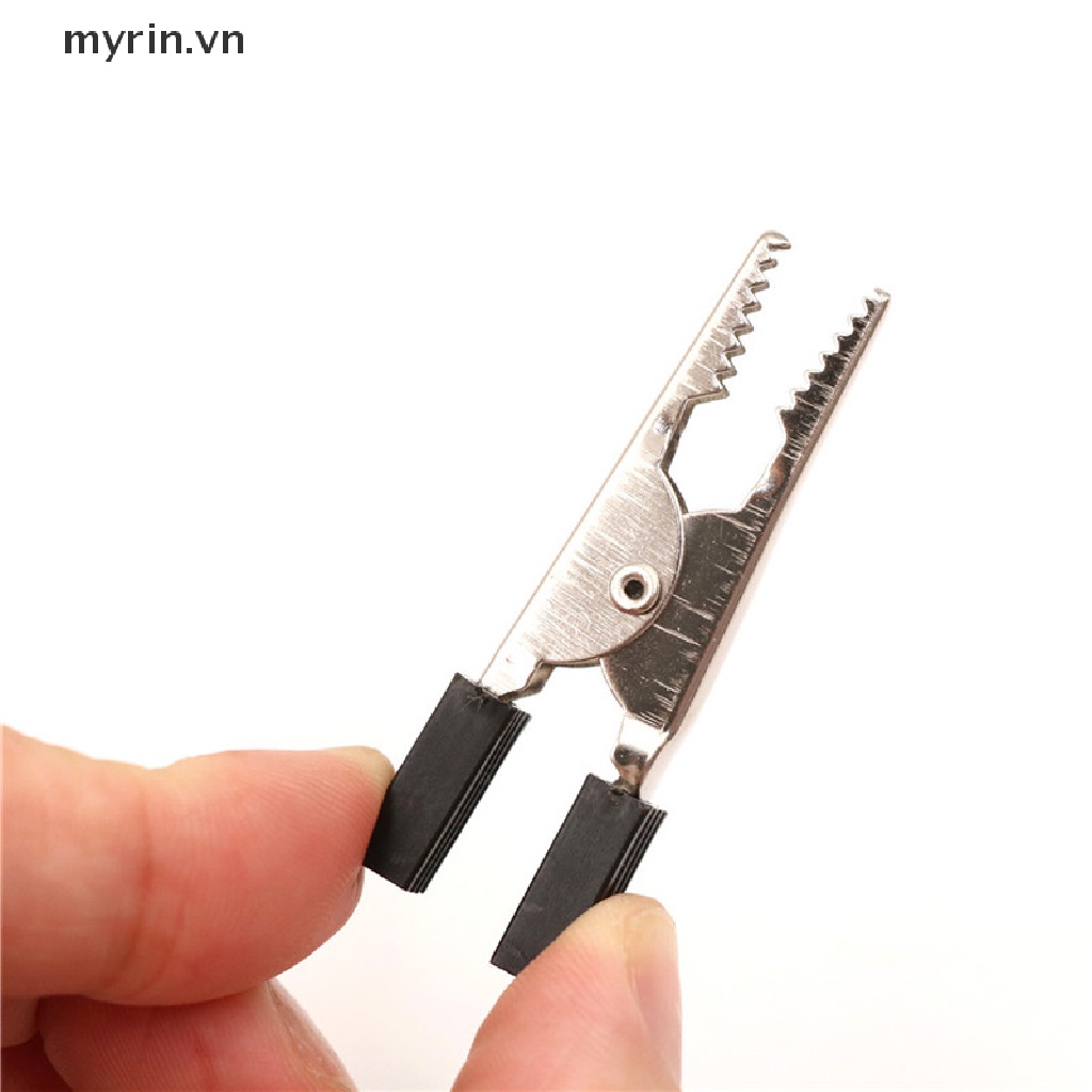 Set 5 Đầu Kẹp Cá Sấu Thử Điện 50mm Với Ốc Vít