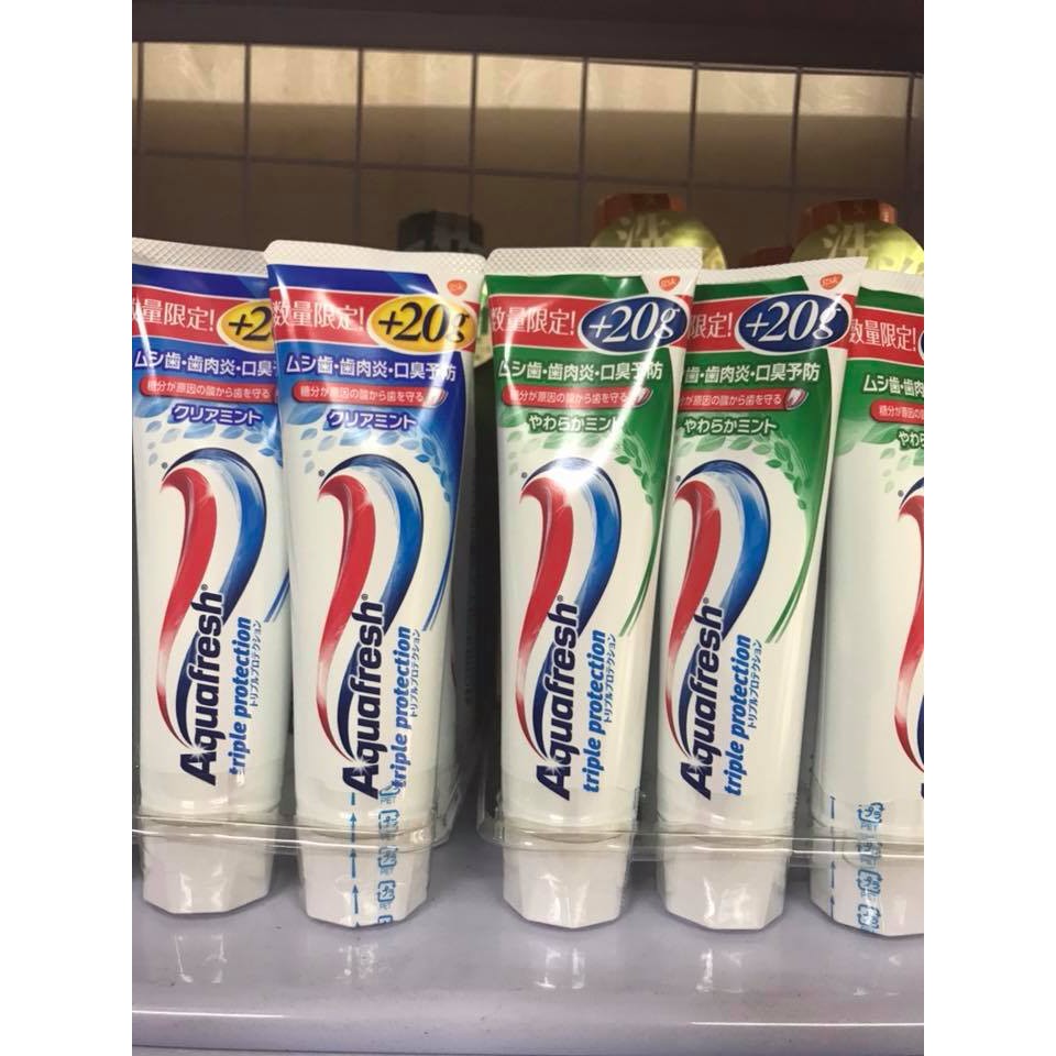 KEM ĐÁNH RĂNG Aquafresh 160gr Nhật Bản