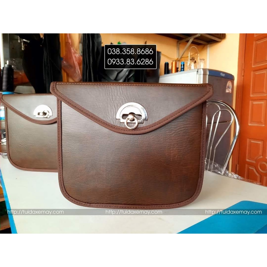 Túi Da Treo Xe Máy GD Mẫu Vuông