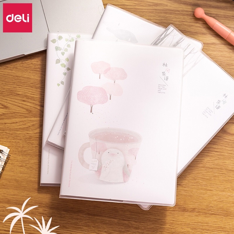 Sổ Tay A5 Deli Hoạt Hình Dễ Thương Cute Vở Học Sinh Văn Phòng Phẩm