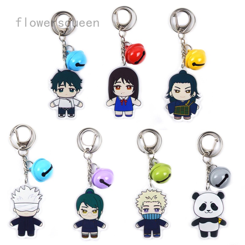 flowersqueen Móc Khóa Hoạt Hình Anime Jujutsu Kaisen Dễ Thương