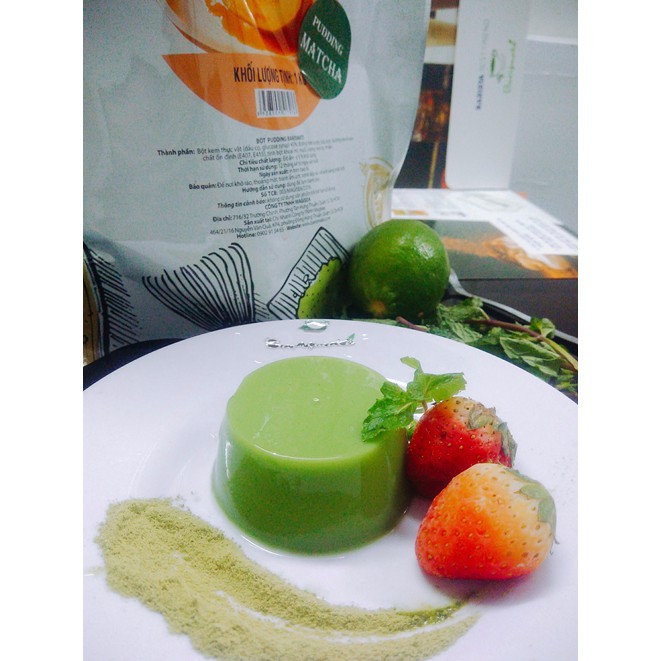 Bột Pudding Matcha Barismate túi 1kg