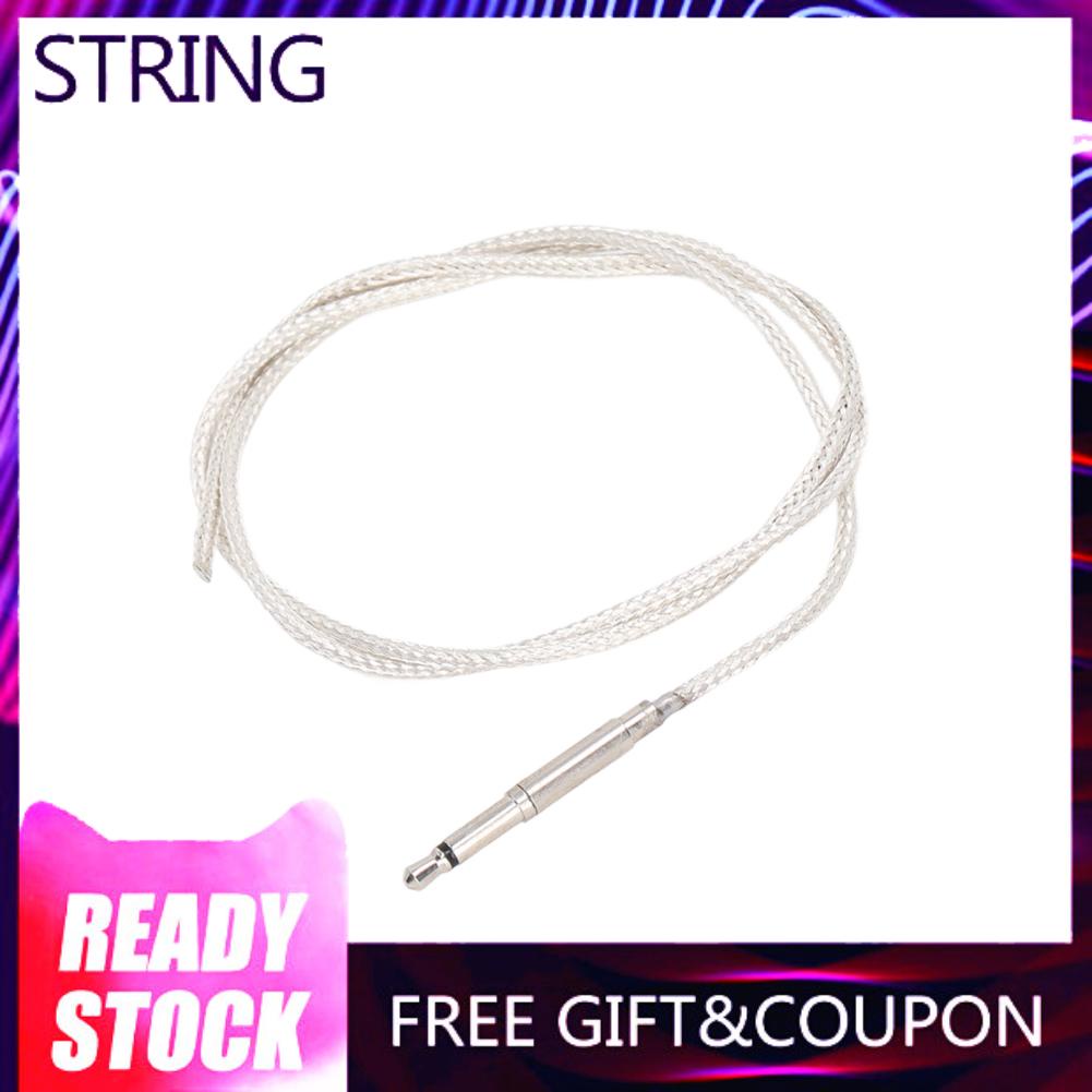 String Acoustic Guitar Pickup Stick Soft Strip Under Saddle Piezo Bridge 2.5 Plug Parts