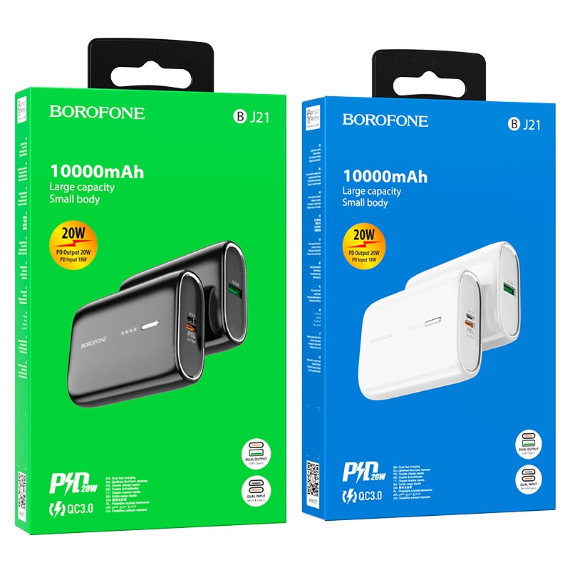 Pin Dự Phòng Hoco Q2 10000mAh💎CAO CẤP💎Sạc Dự Phòng Tích Hợp Sạc Nhanh QC3.0 và PD20W Đèn Led Hiển Thị - Bảo Hành 1 Năm