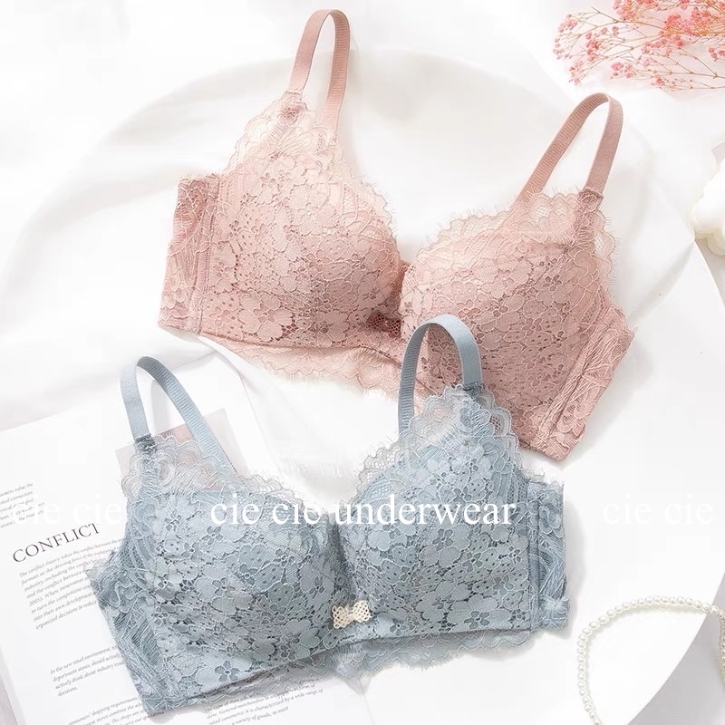 Áo lót ren không gọng đệm vừa 2cm ôm nâng nhẹ nhàng 943