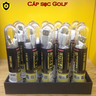 Cáp sạc nhanh type - c golf gc-46