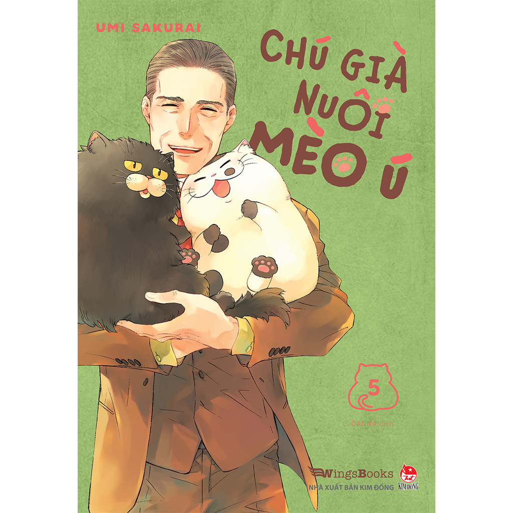 Truyện tranh Chú già nuôi mèo ú - Tập 5 - Tặng kèm Postcard - NXB Kim Đồng