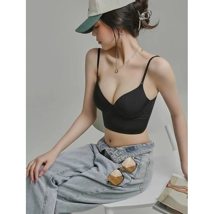 (Hot tặng 1 kẹp tóc) Áo lót su hở lưng 853 siêu hot hit