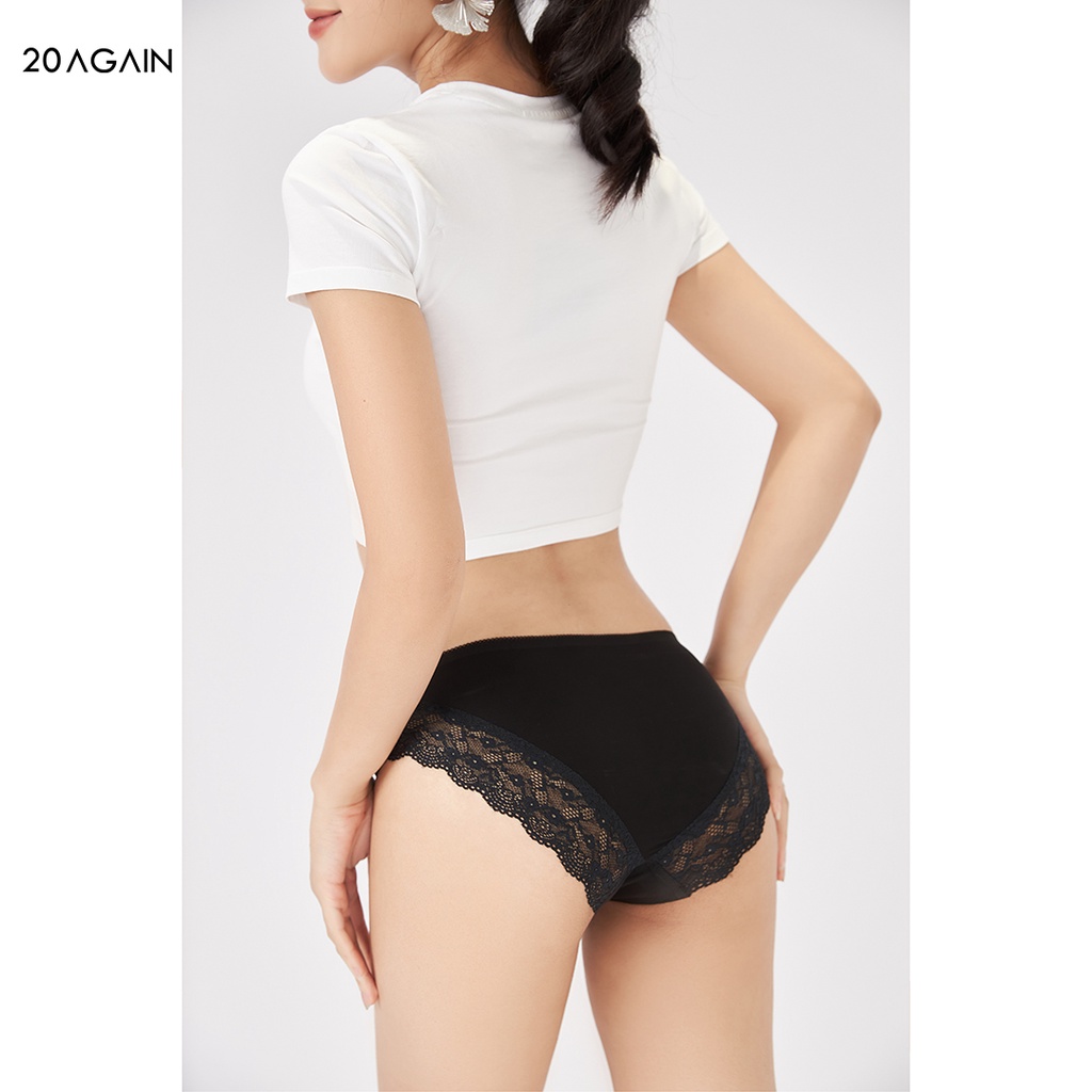Quần lót kháng khuẩn 20Sexy by 20Again, phối ren viền sexy, thoáng mát, không đường may QUA0088 | BigBuy360 - bigbuy360.vn