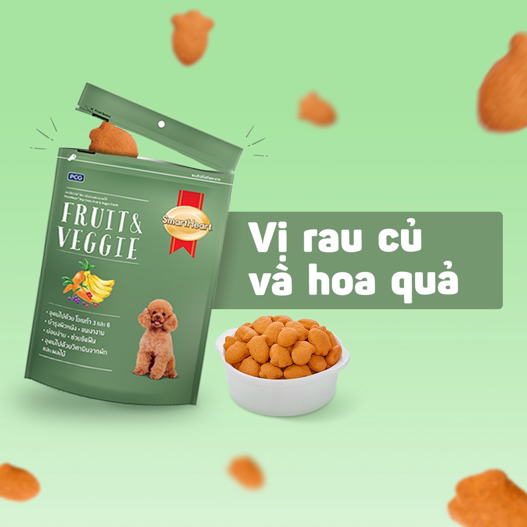 Snack Smart Heart Thái Lan nhiều hương vị cho chó mọi giai đoạn tuổi 100gr