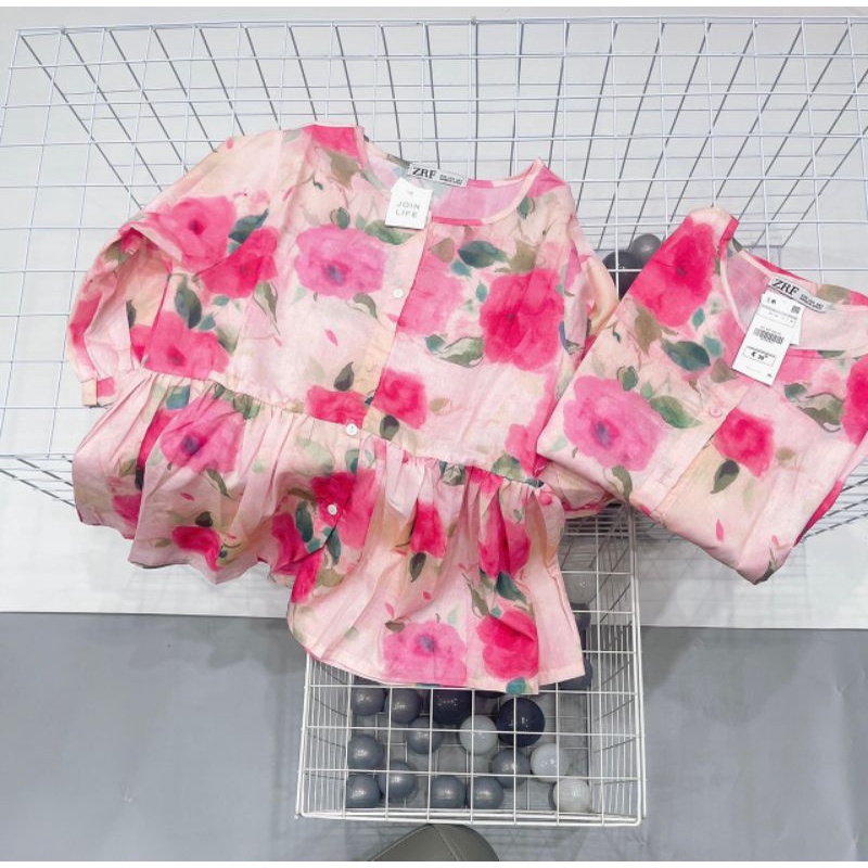 [H.Oanh Boutique] ÁO BBD HOA HỒNG  HÀNG XỊN ĐẸP