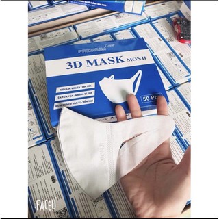 Khẩu trang 3D hộp 50 cái công nghệ nhật bản