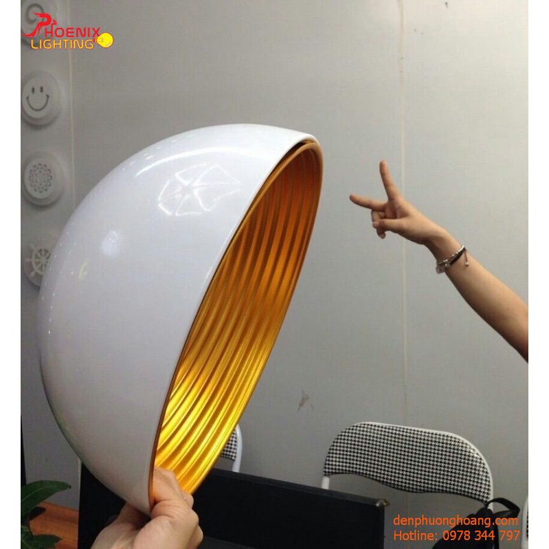Đèn thả nửa cầu trang trí quán cafe, nhà hàng tuyệt đẹp D400