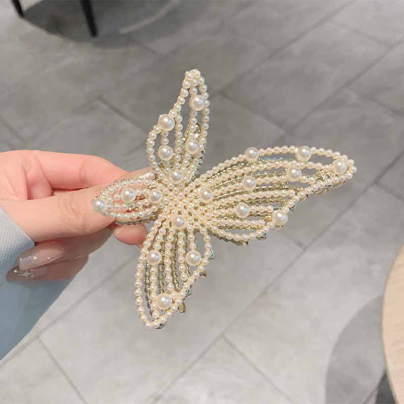 Kẹp Tóc Hình Bướm Bằng Hợp Kim Đơn Giản Thời Trang Hàn Quốc