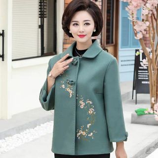 Áo dạ nữ trung niên thu đông.sẵn