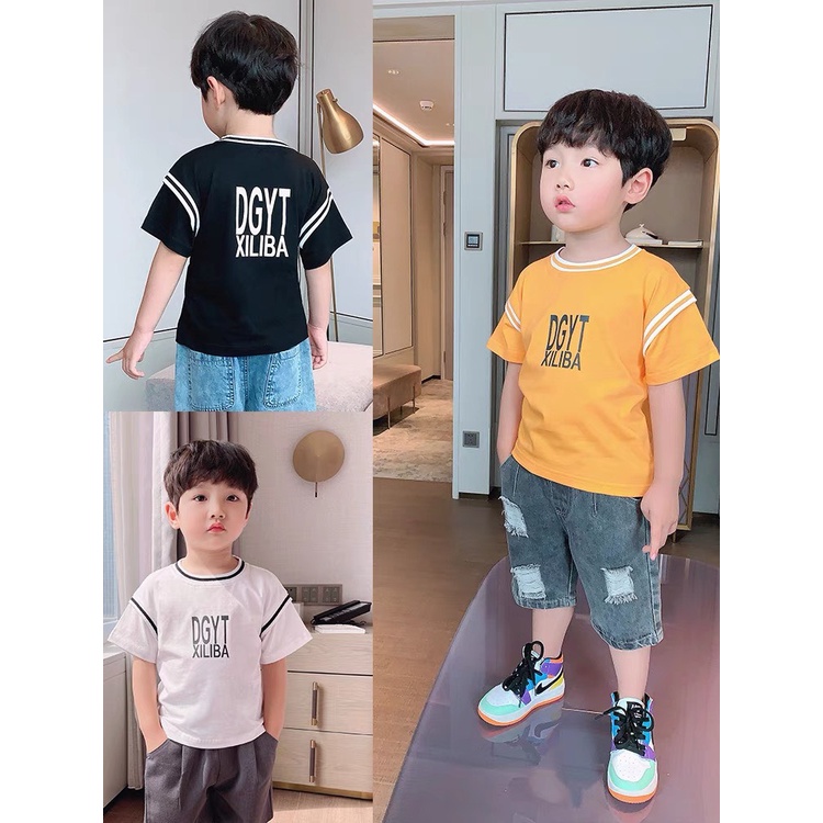 Quần áo trẻ em, Đồ bộ cho bé trai chất cotton co giãn 4 chiều, quần bò size từ 10-20kg