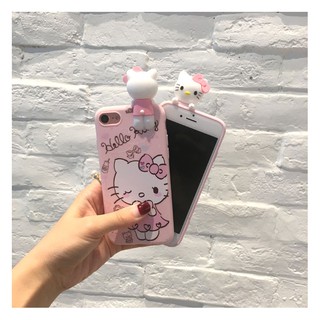 Ốp Lưng Thú Leo Hello Kitty b14m Dễ Thương Cho IPhone