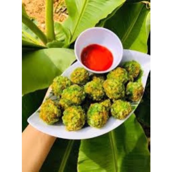 chả mực tẩm cốm  thơm ngon lạ miệng - DTFoods(CHUYÊN SỈ)