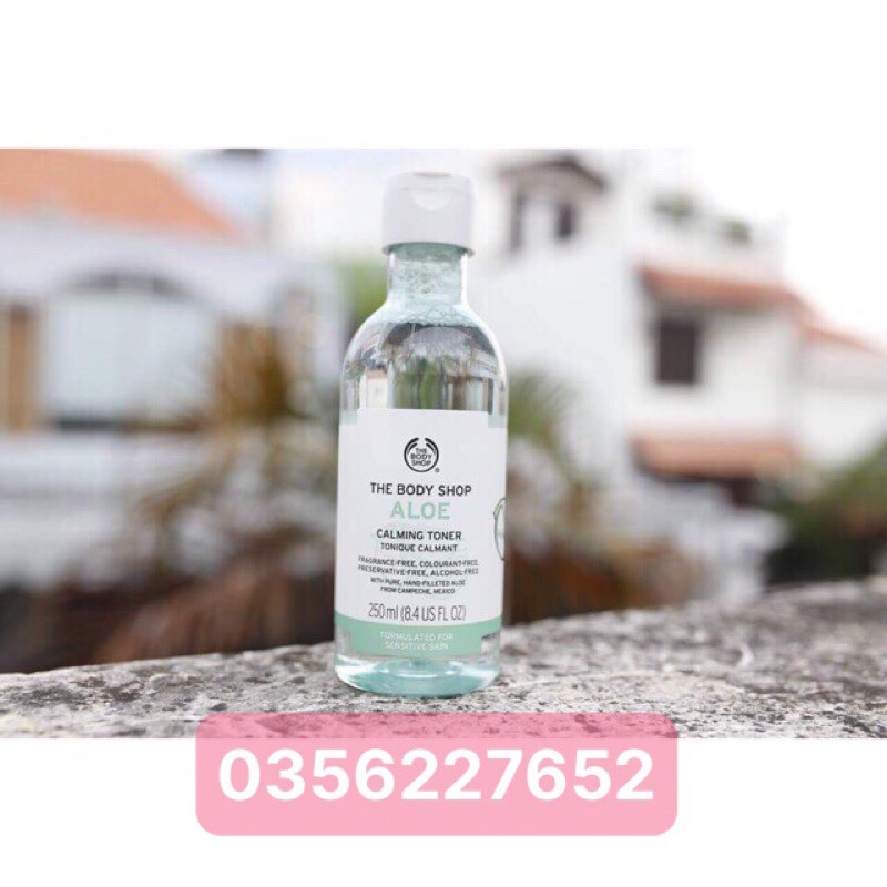 Nước hoa hồng làm dịu da của The Body Shop - Aloe Calming Toner 250ml