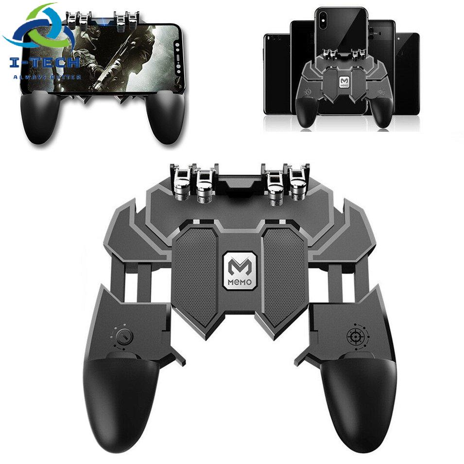 ⚡Promotion⚡AK66 Mobile Game Controller Gaming Trigger Joystick Gamepad Console for PUBG L1R1 Phone Game Tools