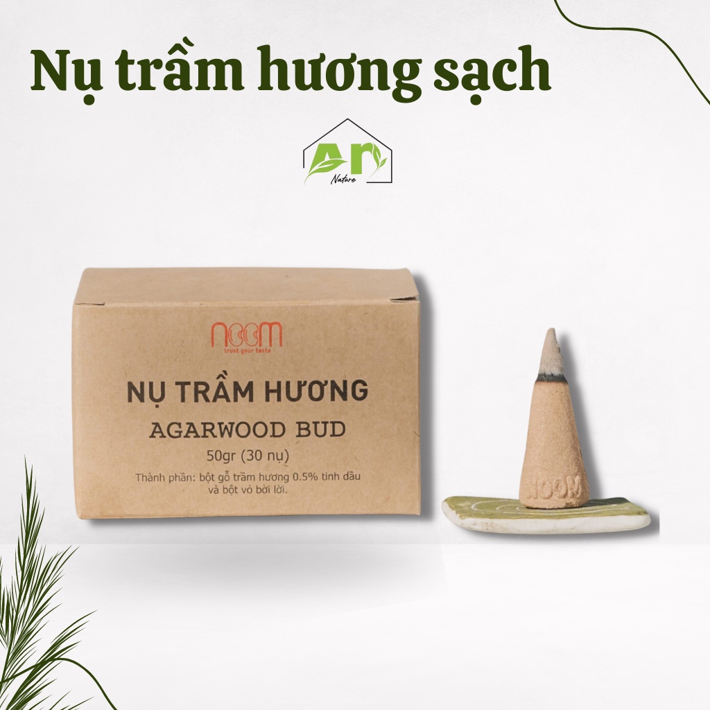 Nụ trầm hương, trầm hương thác khói sạch, 100% tự nhiên, không hóa chất, an toàn, thư giãn, tẩy uế