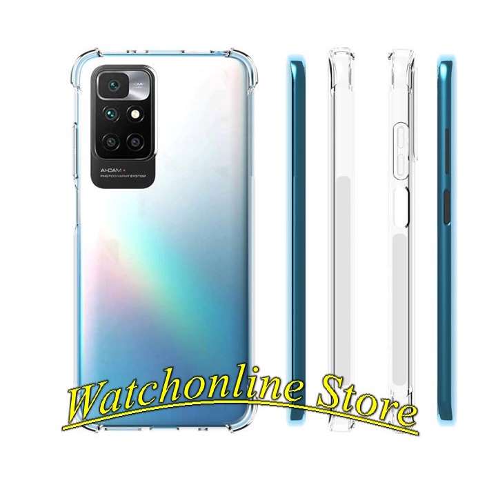 Xiaomi Redmi 10 _ Ốp lưng silicon chống va đập Xiaomi Redmi 10 A1 Redmi 10C bảo vệ 4 góc trong suốt