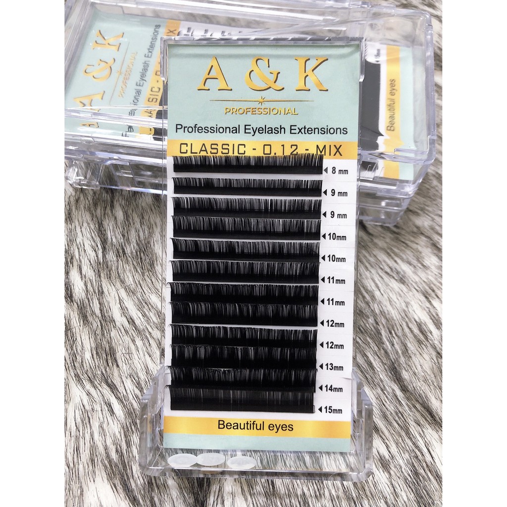 Mi khay mix size A&K từ 8mm đến 15mm  - Sushi nail mi