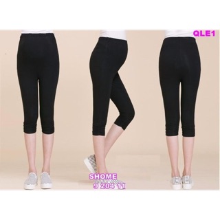 🤰 quần legging lửng bầu có đáp bụng