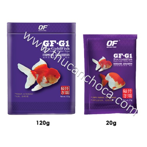 Thức ăn cao cấp cho cá vàng, ranchu, oranda, Ryukin, goldfish, cá 3 đuôi GF-G1