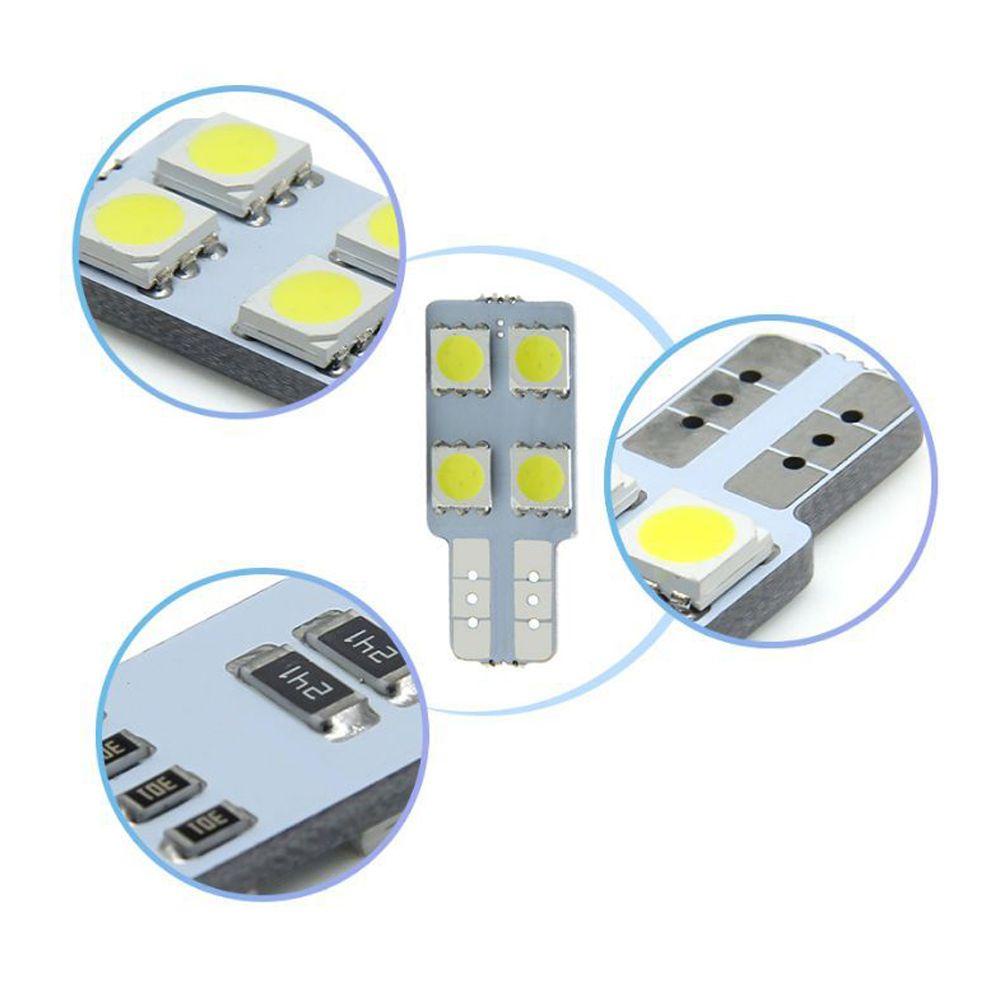 Bộ 2 Đèn LED COB 5050 4SMD Siêu Sáng, Gắn Biển Số Xe Hơi
