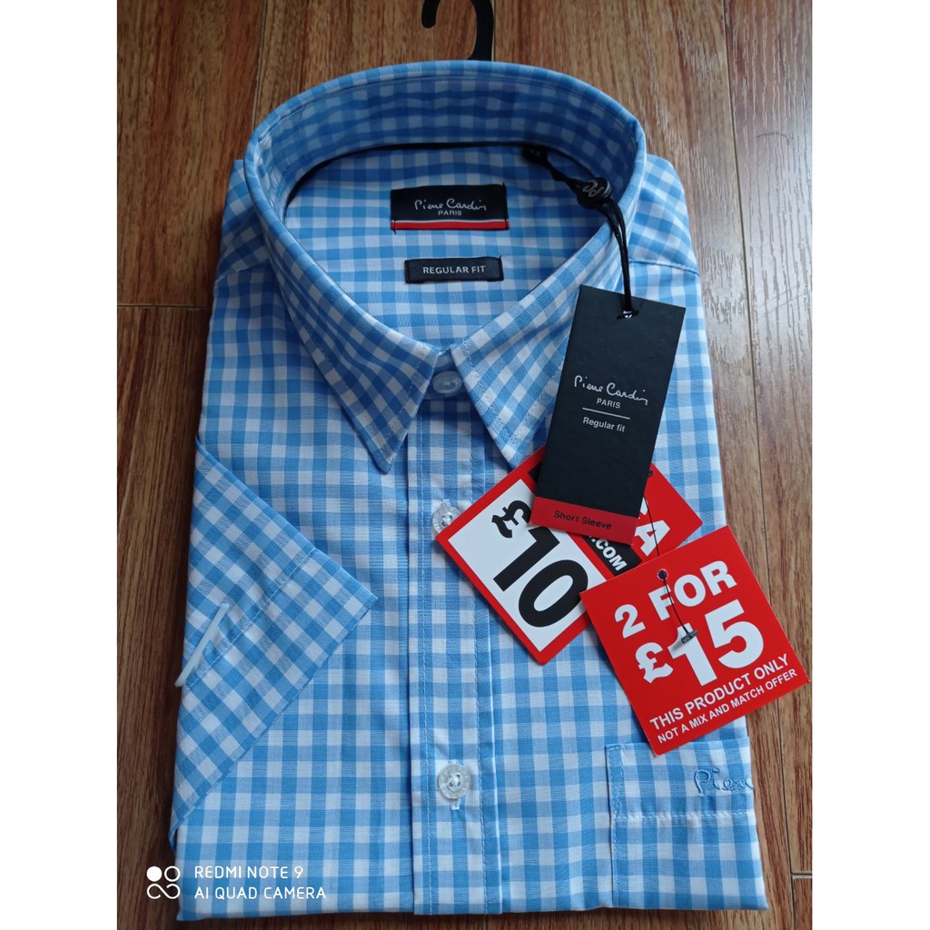 [nhiều mẫu có sẵn] Áo sơ mi nam Pierre Cardin săn sale 70%  từ London UK  ngắn tay dáng công sở chính hãng | BigBuy360 - bigbuy360.vn