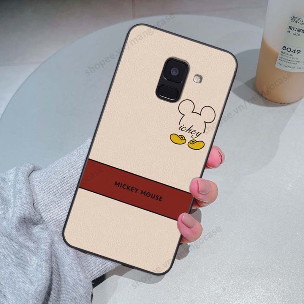 Ốp lưng Samsung A6 2018 / A6 Plus / A6+ in hình happy nice, bé gấu đáng yêu