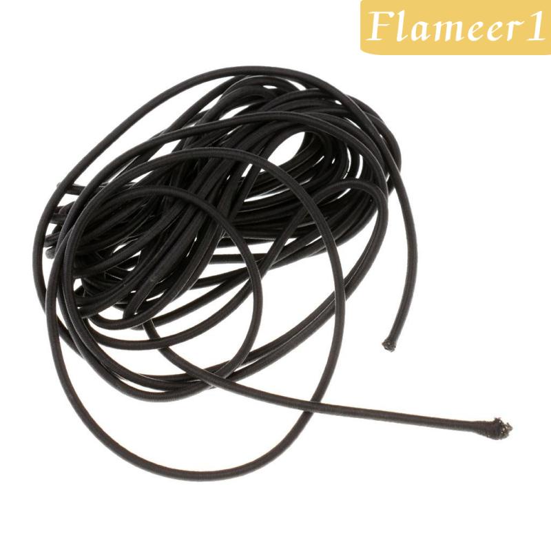 [Flameameer1] Dây Bungee Đàn Hồi Màu Đen Dài 5m Dày 3mm