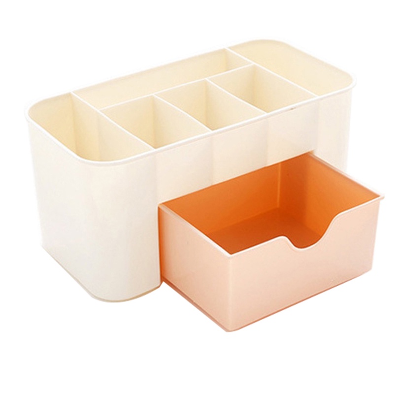 Hộp lưu trữ mỹ phẩm bằng nhựa Ngăn kéo Ngăn kéo Ngăn kéo Bộ chia Trang điểm Trang sức Tổ chức GM-ZMSNH001