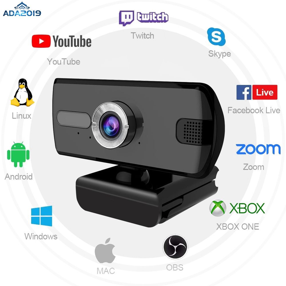Camera máy tính cổng USB 360 độ dùng gọi video chuyên dụng