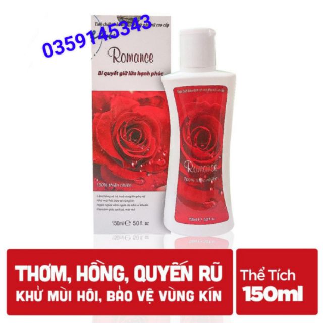 Dung dịch vệ sinh phụ khoa Romance Hằng Thu chính hãng