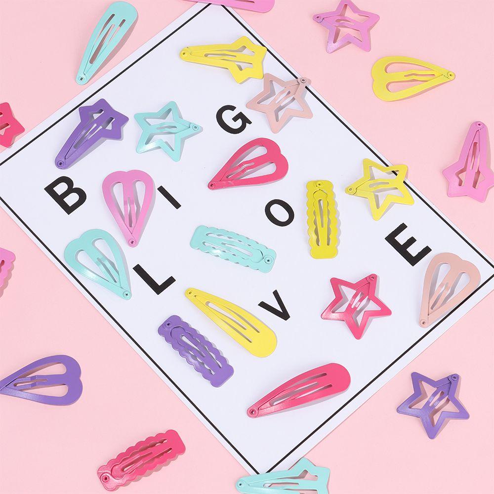 MIH Set 6 Kẹp Tóc Nhiều Màu Sắc Dễ Thương Cho Bé Gái