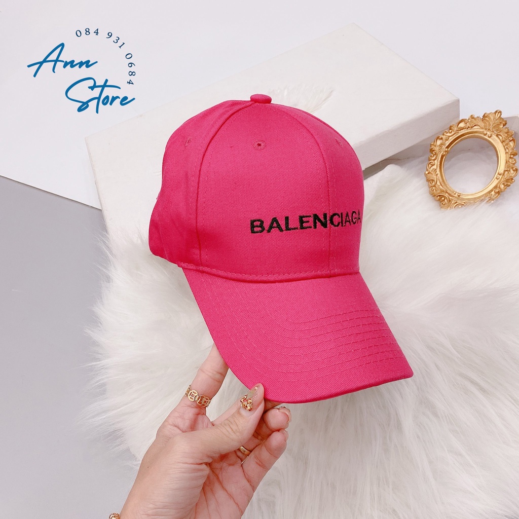 Mũ lưỡi trai Balenciag / Nón kết Balenciaga, logo thêu chữ, phom mũ chuẩn đẹp, màu sắc basic dễ dàng phối đồ