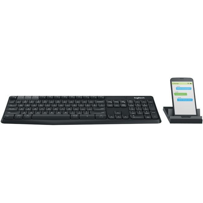 [Trả góp 0% LS] Bộ bàn phím không dây và giá đỡ LOGITECH K375s